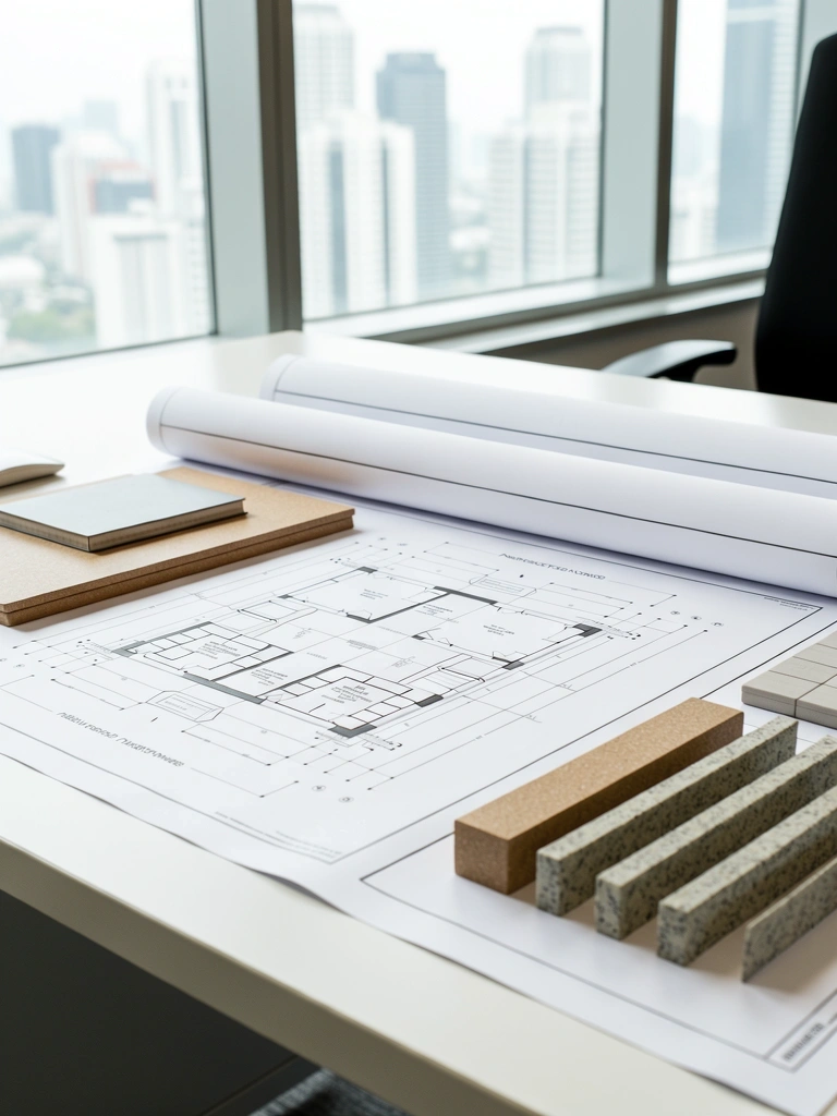 Professional operational workspace